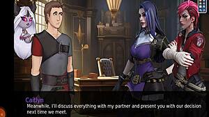Dirty roleplay game with Hentai and Jinx in the Teen Titans cartoon world