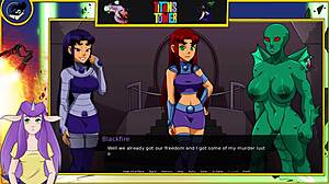 Goth teen titans tower part 1 with lizard queen and monster cock