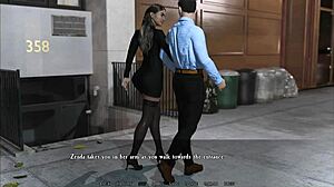 Rich Teen Craves Public Fucking Outdoors in Bare Witness Game!