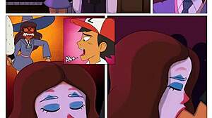 Hailey’s Halloween bash in comic form with a creampie ending