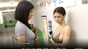 3D animated hentai with hardcore anal sex and beautiful boobs