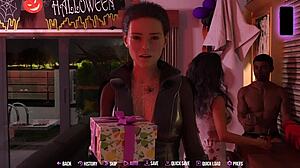 College Kings 2 rota macaco festa halloween lista com foda interracial curvilínea