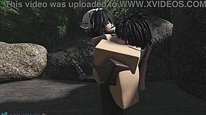 just caught this chick getting pounded hard by the pond, didn’t expect that.