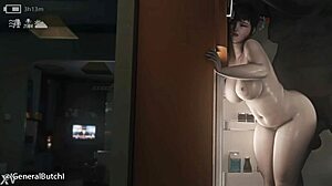 Mei Takes Big Black Cock in Overwatch Hardcore Fucking Scene