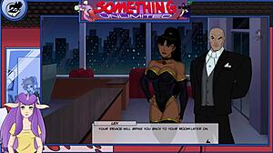 I feel wonder woman's big tits and facial pleasure