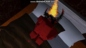I’m sharing a reupload of animations featuring a rich demon girl on Roblox
