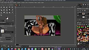 Рисую шемейл с монстр-хуем хентай XXX порно в Gimp