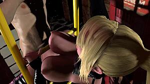 Samus Aran gets her ass fucked in this parody
