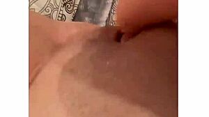 arabian snowwhite going wild with a big dildo in bdsm lingerie