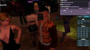 Special sex party with gloryhole theme and cartoon decorations