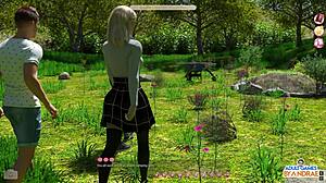 ep21 shows helping naomi with yardwork in a steamy lesbian hentai scene.