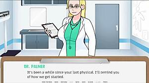 The doctor in hospital with patient