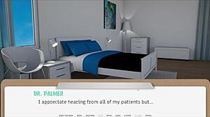 The doctor in hospital with patient