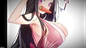 Anime babes get pounded hard