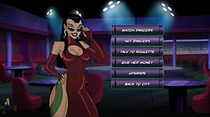 Batgirl and Superwoman in a hot toon adventure with a special guest