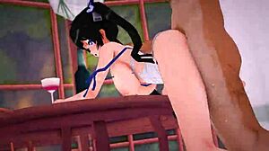 hestia hooks up with an old guy for a wild ride.