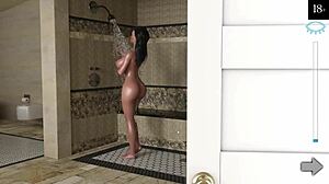 COMPLETE GAMEPLAY - GIRL HOUSE PART 6: STEPMOM'S WEBCAM HANDJOB SHOW