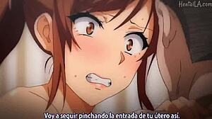 Hentai Himawarigayorunisaku 1 With Teen Sucking Big Cock And Taking Anal Action. Watch Her Tits Shake!