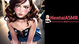 Visual Journey of Hentai Brunette on Latex Streets