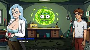 Rick and Morty's wild party