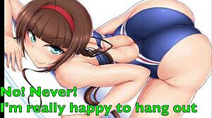 Brunette Farts Loud in Tight Swim Suit