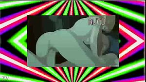 Hentai scéna s nadrženými postavami v divokém explicitním akci