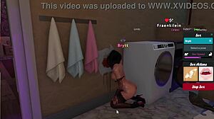 Hot party features sexy glory hole action for all