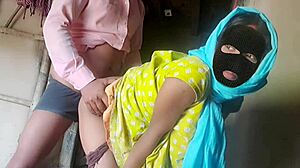 Hot girls in the village have sex at home