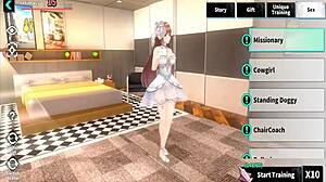 Weeding Sex Akane Hentai Game: Babe Takes Monster Cock Hard