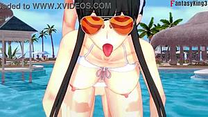 Hey Yor Forger, bikini pool ahegao sex is wild! Wanna watch full fantasyking3 Spy x Family action?