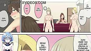 Imaizumi’s House Gathers Gals for Big Tit Manga Action Part 11