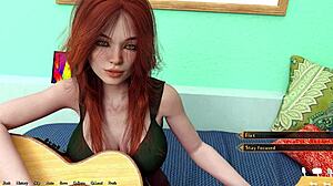 Being a Dik 23 - Busty Red Head Sorority President Gets Titty Fucked by Big Cock