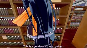 Akeno Library Fuck in HS DxD NTR