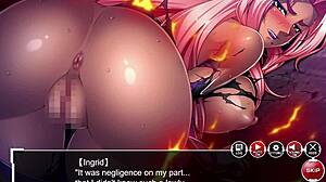 i'm obsessed with taimanin asagi ingrid's big tits in battle.