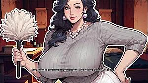 taboo hentai game ep 12: stepmom squirts near nosy neighbors