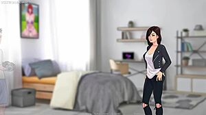 Stepsis gets help stretching tight hole. Rides and takes ass creampie in Lust Legacy 14!