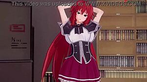 Akeno Library Fuck in HS DxD NTR