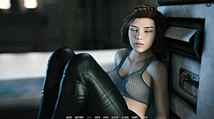 curvy mechanic seduces with huge boobs in unending void tale 12