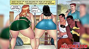 hey girls, keep dancin’ that funky beat at the bbq, makin’ the old pervert pop off