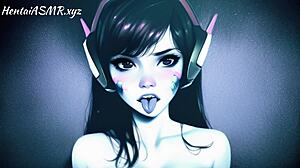 d va asmr kissing and sucking for tingles