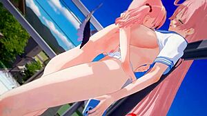 yo, can you handle this futanari schoolgirl cumming inside with ahegao orgasm?