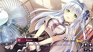 Kanon Kasukabe’s steamy ecchi scene in common route until home