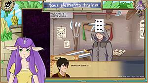 Avatar Four Elements Trainer Part 34: Anal Orgasm with Mai