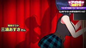 Azusa Blowjob in 3D Hentai with Intense Cum Vacuum Action