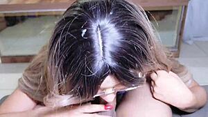Latina beauty enjoys deepthroat and gets humiliated for fun