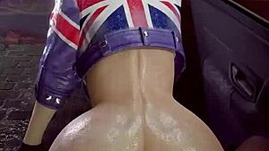 Que Buena Animación of Athletic Blowjob and Big Ass Facial