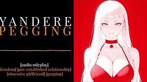 F4m erotic audio - Yandere femdom pegging fantasy