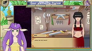 Avatar Four Elements Trainer Part 34: Anal Orgasm with Mai