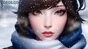 Pleasant Mei Compilation with Big Tits in Overwatch Action!