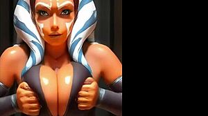 Aisha hentai parody of Star Wars: The Clone Wars with AI-generated content